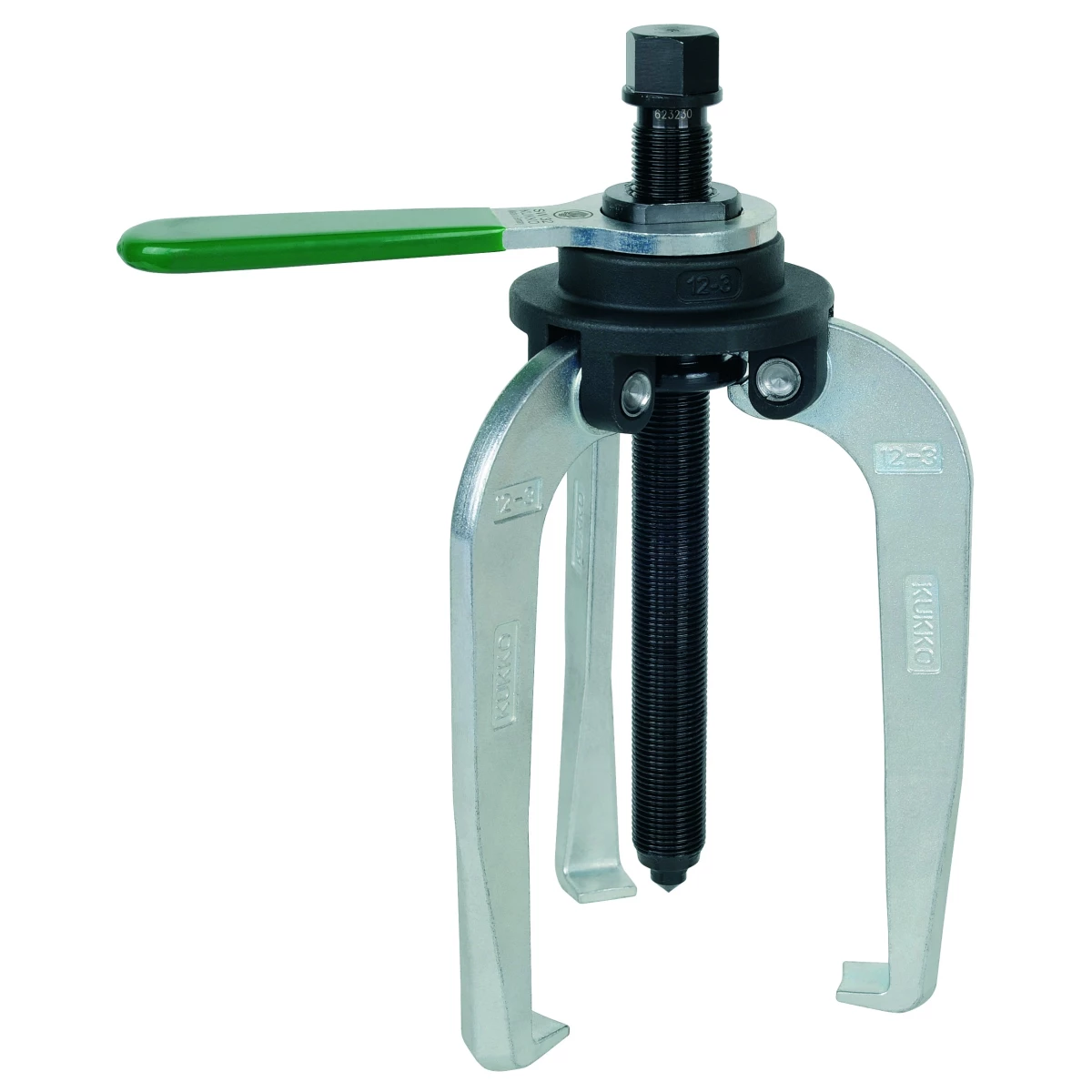 (image for) 3-jaw "alligator" puller with pre-settable jaws