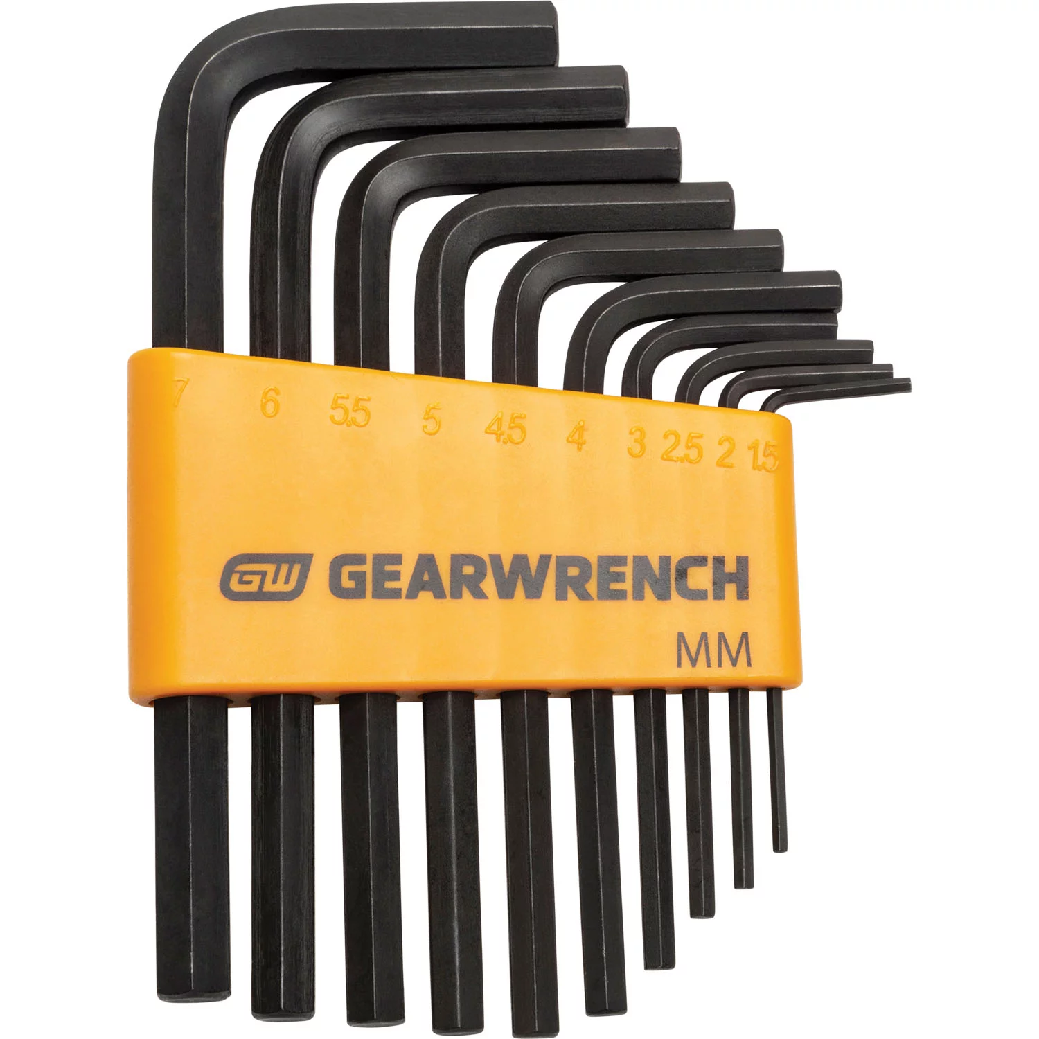 10PC MET SHORT ARM HEX KEY