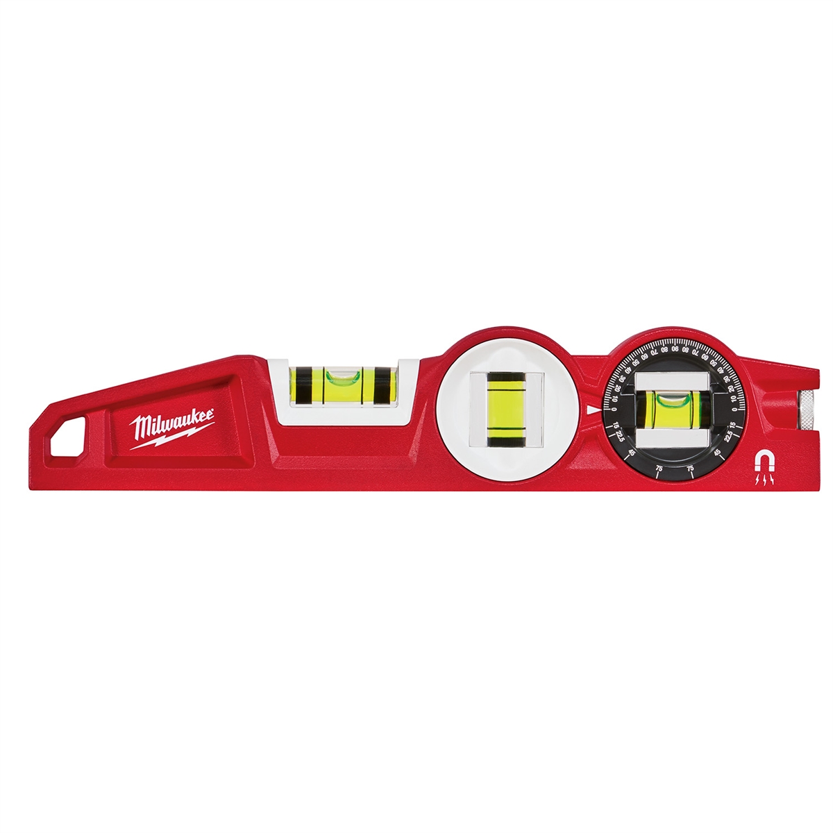 Milwaukee 10" Die Cast Torpedo Level with 360° Locking Vial