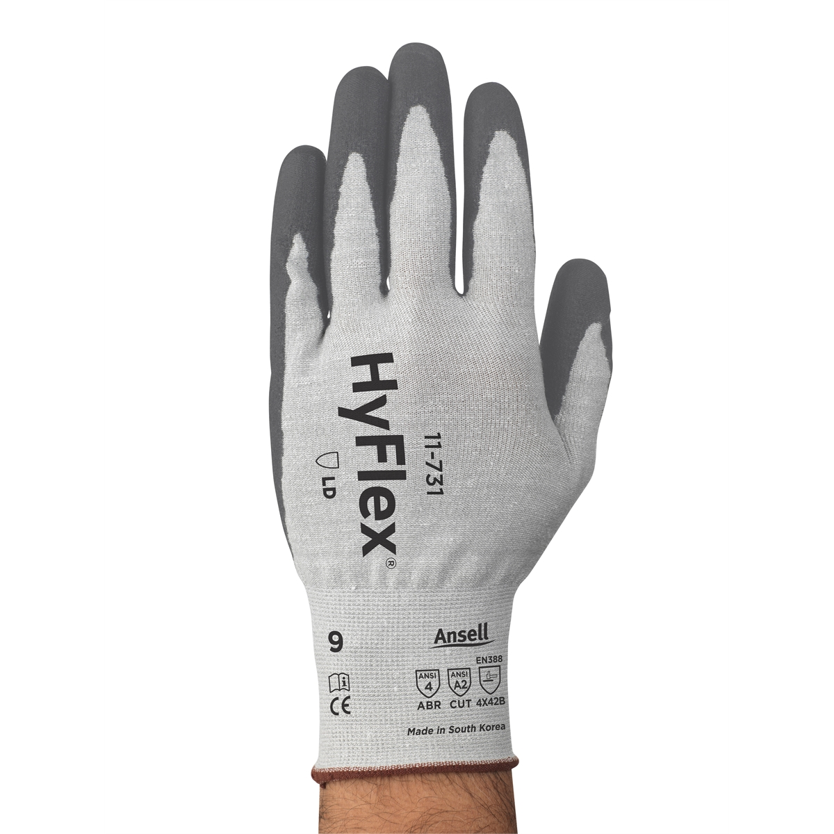 GLOVE HYFLEX 11-731 LIGHTDUTY CUT RESISTANT SZ 11