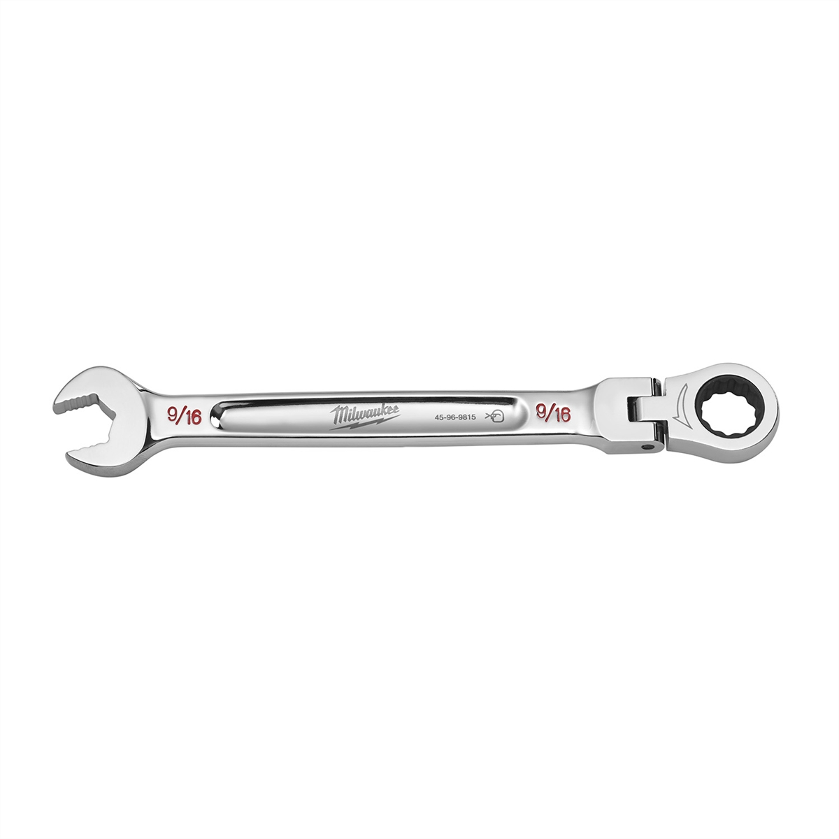 Milwaukee Electric Tools 9/16 Flex Head Ratcheting Combination Wrench
