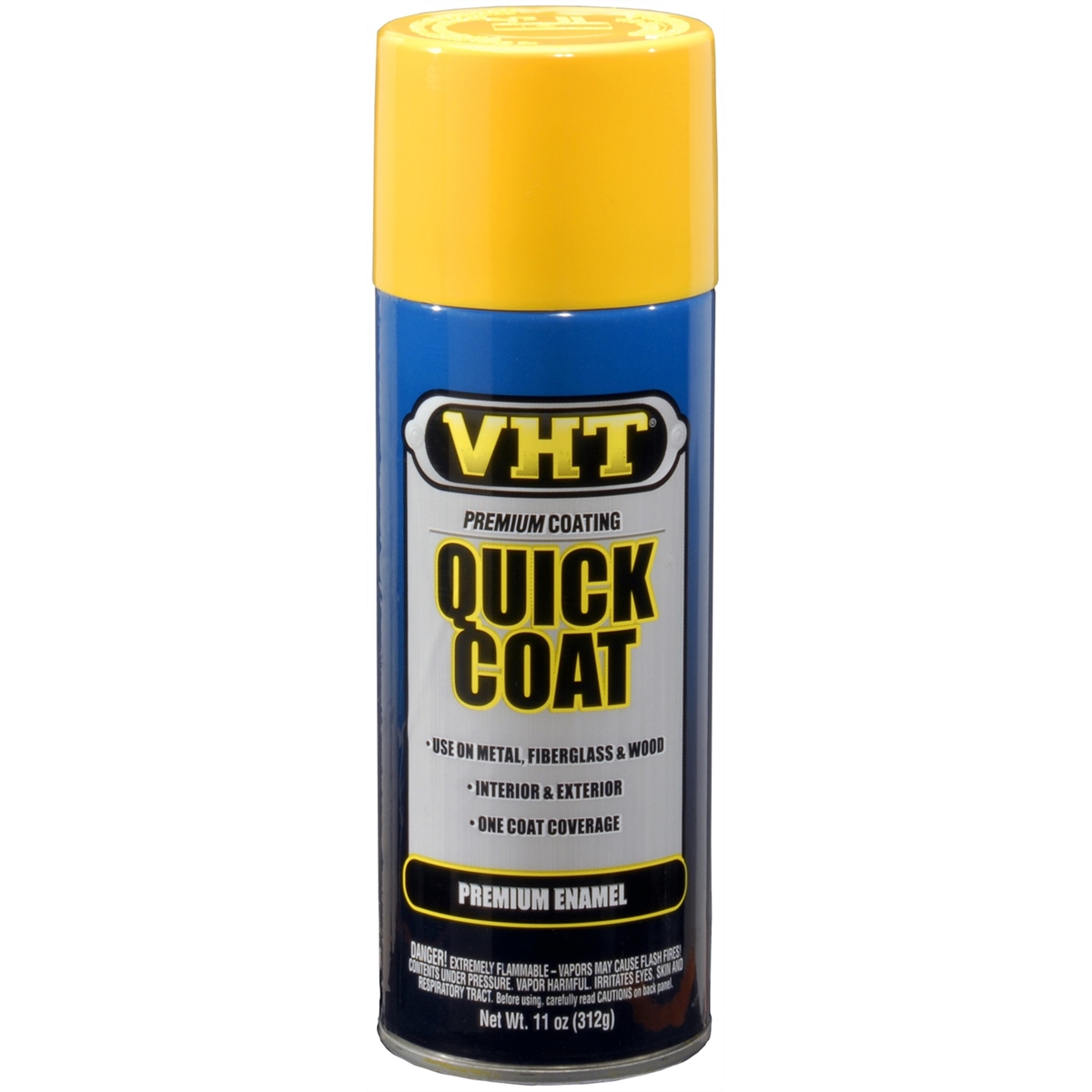 VHT Quick Coat Enamel; Bright Yellow; 11 oz. Aerosol