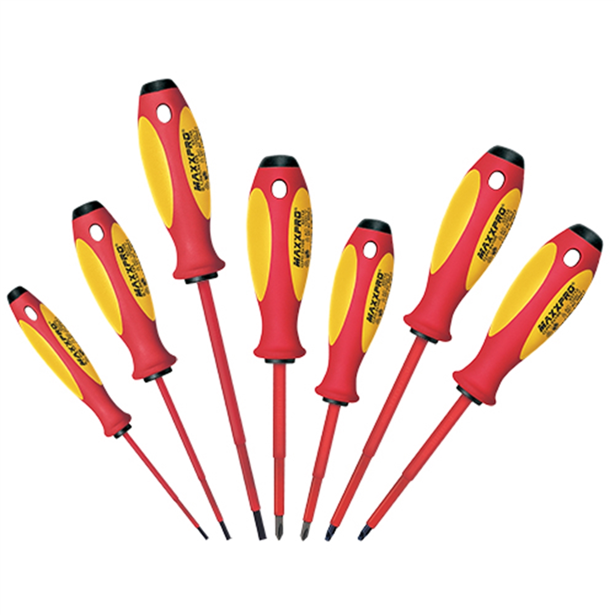 MAXXPRO 1,000V INSLTD 7 PC SET