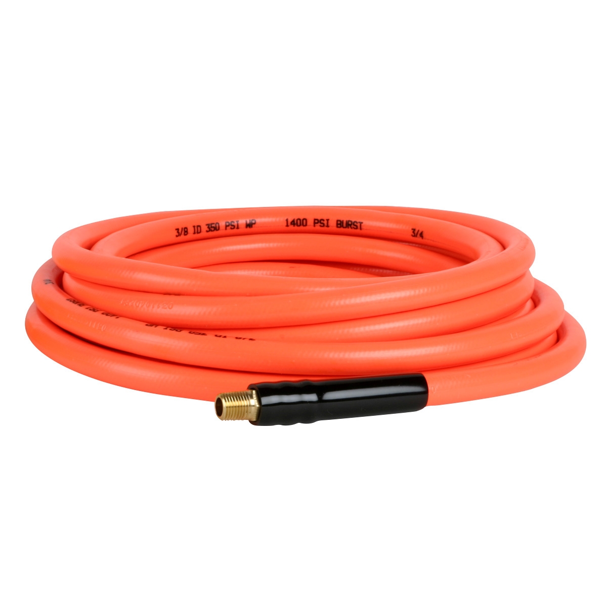 3/8"25' orange PVC air hose 1/