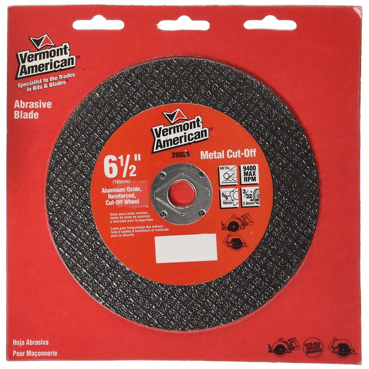 6-1/2" Metal Cutoff Bld