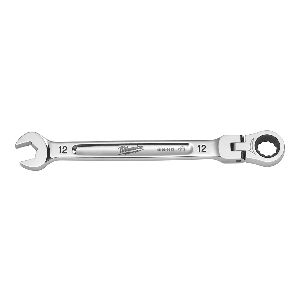 Milwaukee Electric Tools 12mm Flex Head Ratcheting Combination Wrench [326413] [45969612