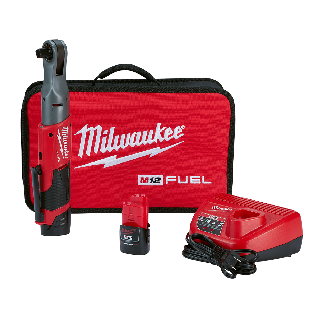 M12 FUEL 1/2" Ratchet 2 Battery Kit