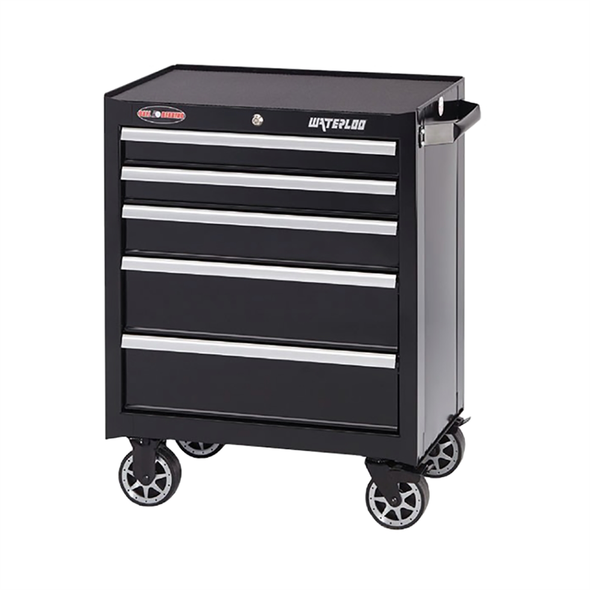 26 In. Black 5-Drawer Tool Cabinet