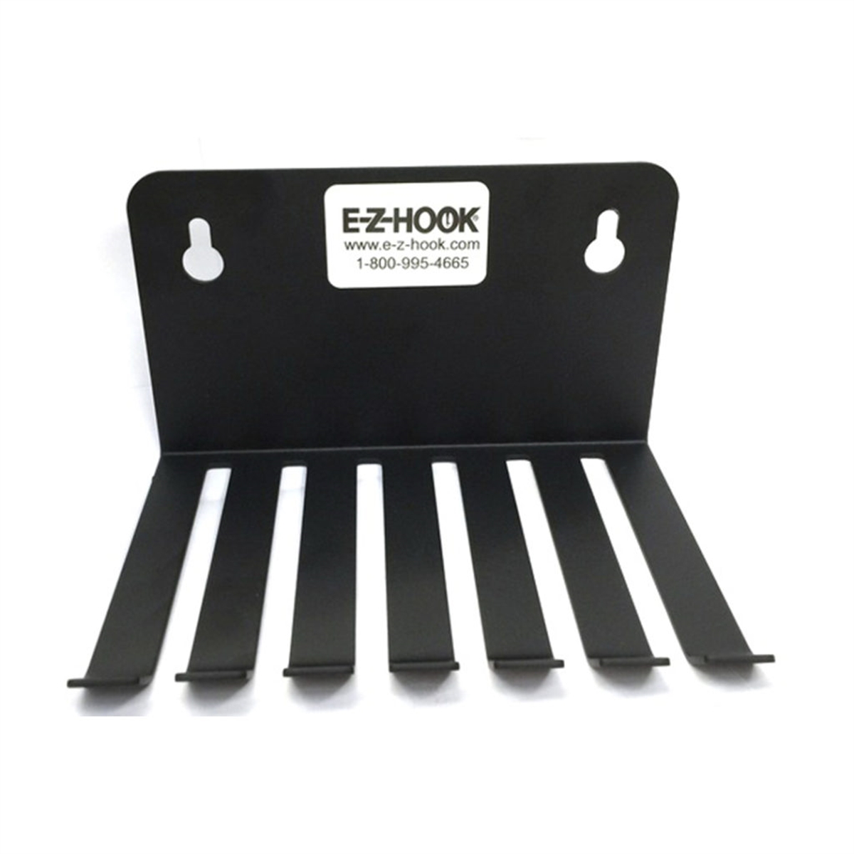 Six slot wall bracket for cable and test leads