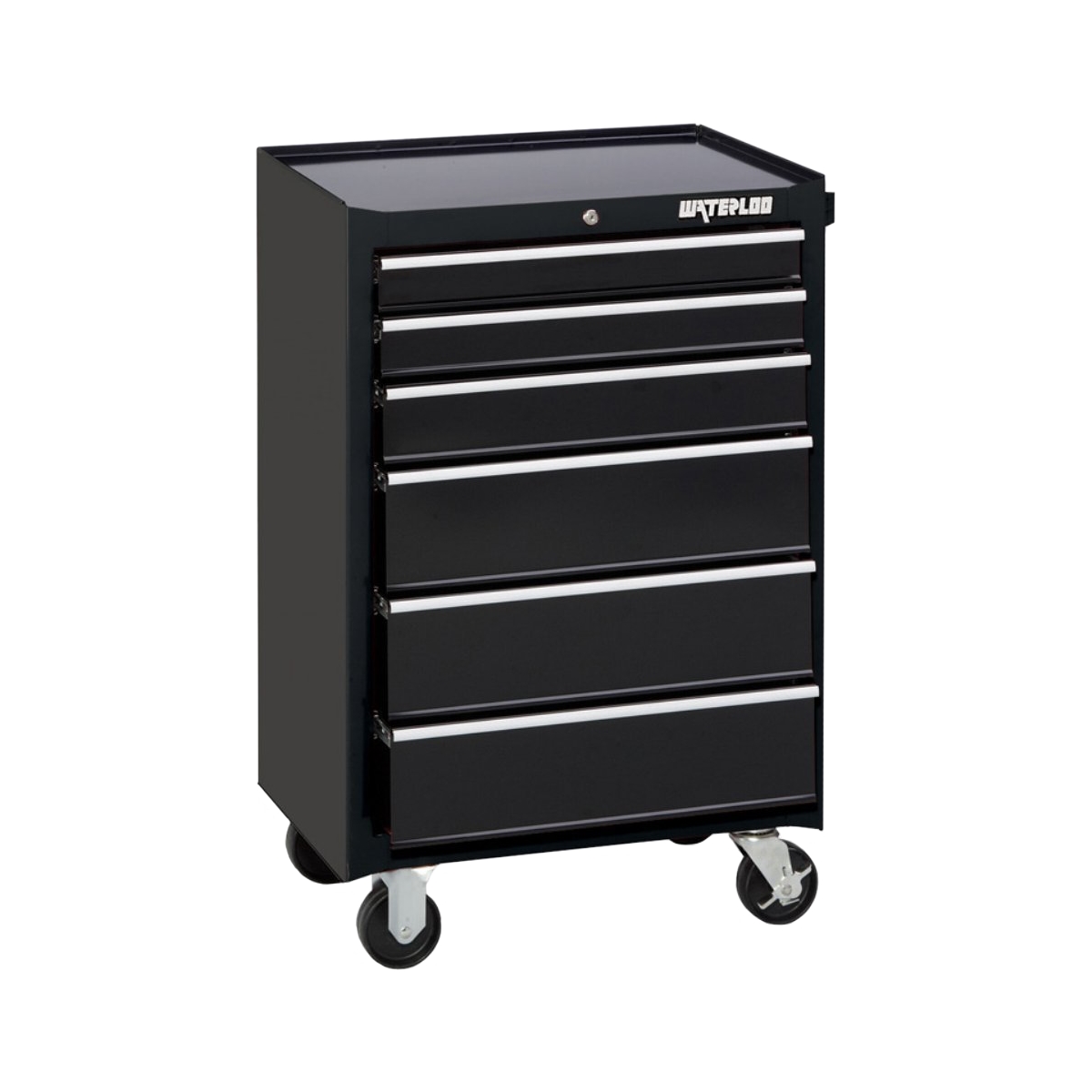 26 In. Black 6-Drawer Tool Cabinet