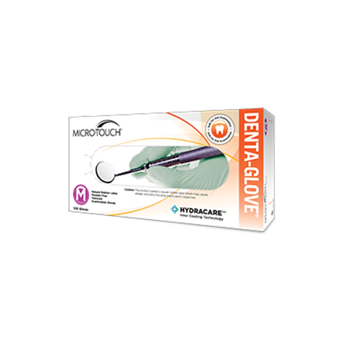 MICRO-TOUCH DENTA-GLOVE LATEX HYDRACARE GLOVES, S 100PK