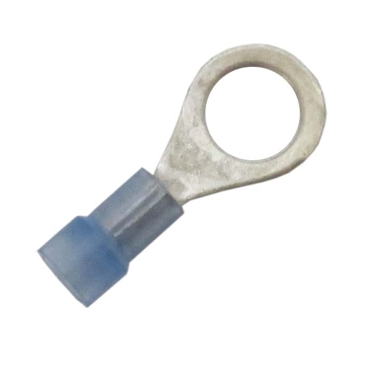 thumbnail image 2 of #6 Blue Ring Terminals – 14-16 AWG Vinyl Crimp Connectors – 100-Pack 2 of 5
