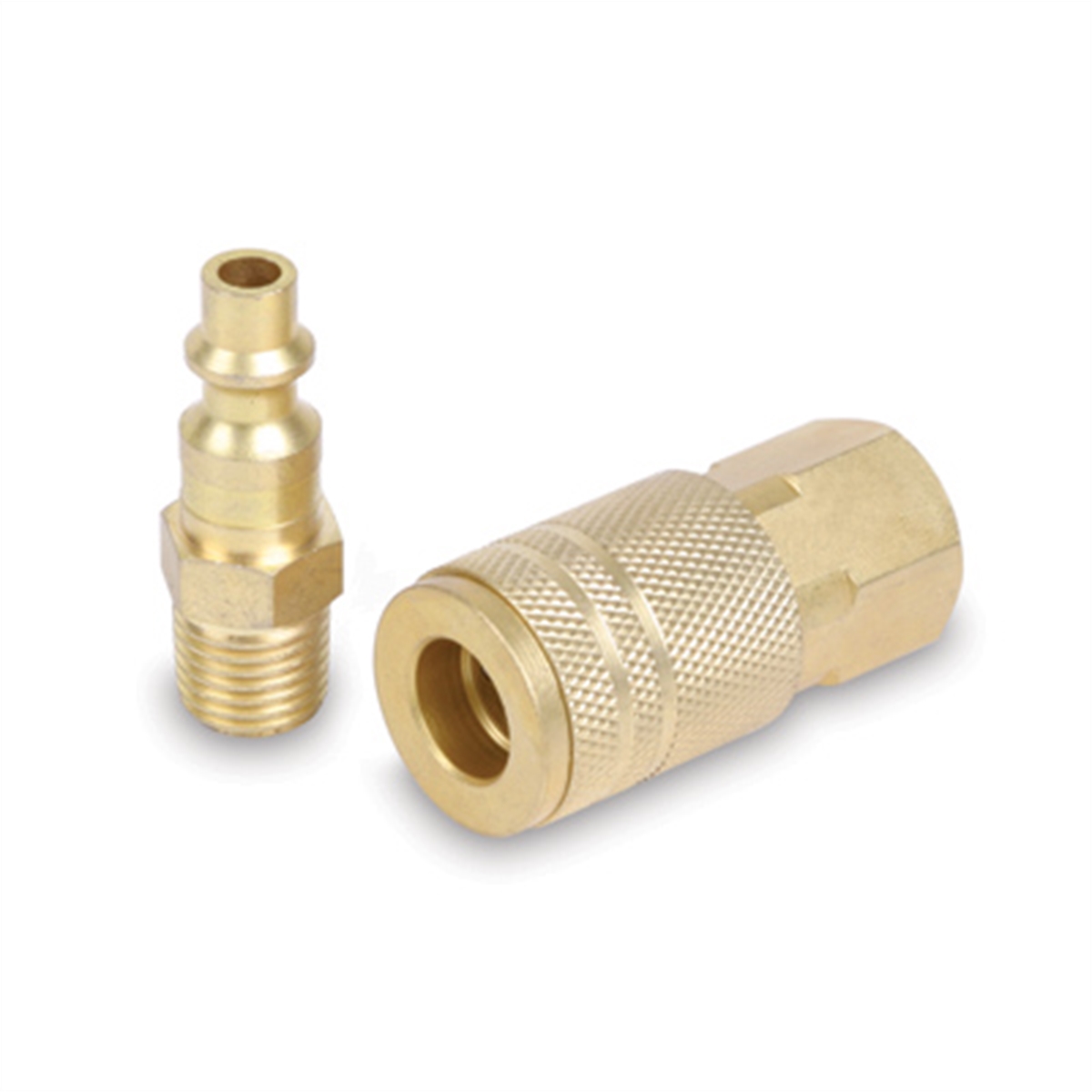 1/4" BRASS M/F AIR COUPLER SET