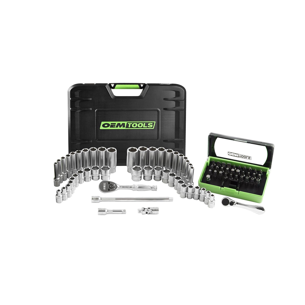 80PC 1/4IN RATCHET AND SOCKET SET