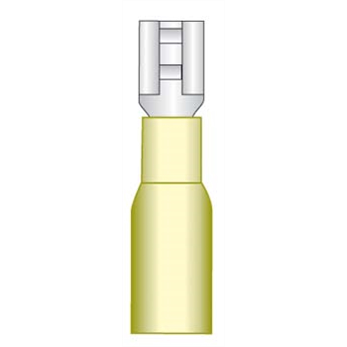 1/4" Heat Shrink Yellow Female Quick Dis. (12-10)