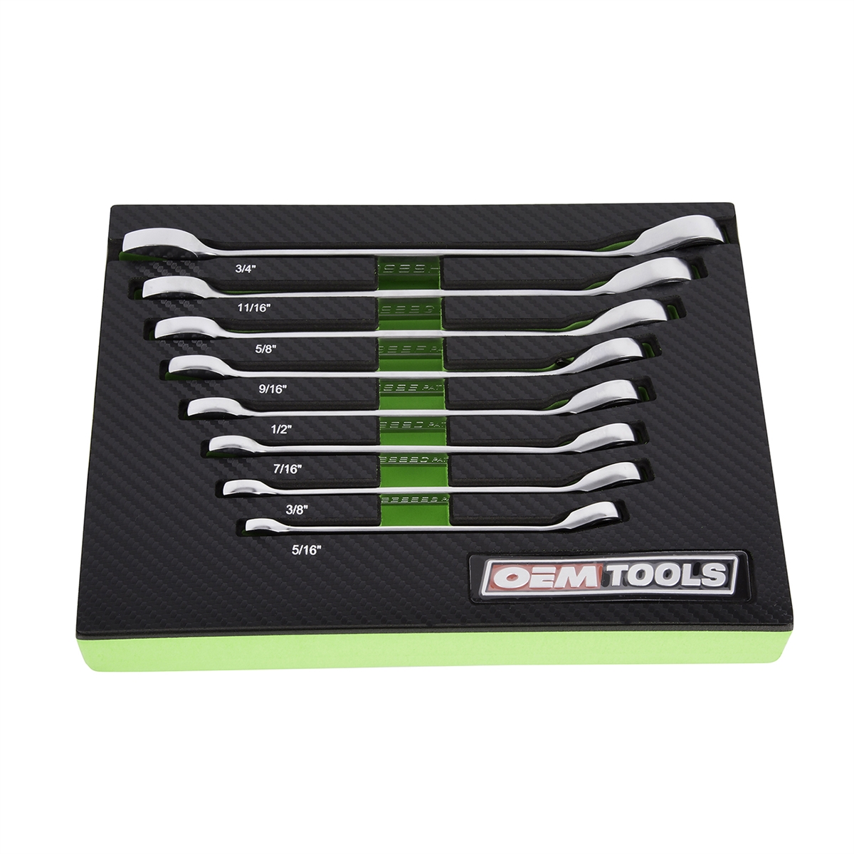 8PC REV. RATCHETING WRENCH SET - SAE