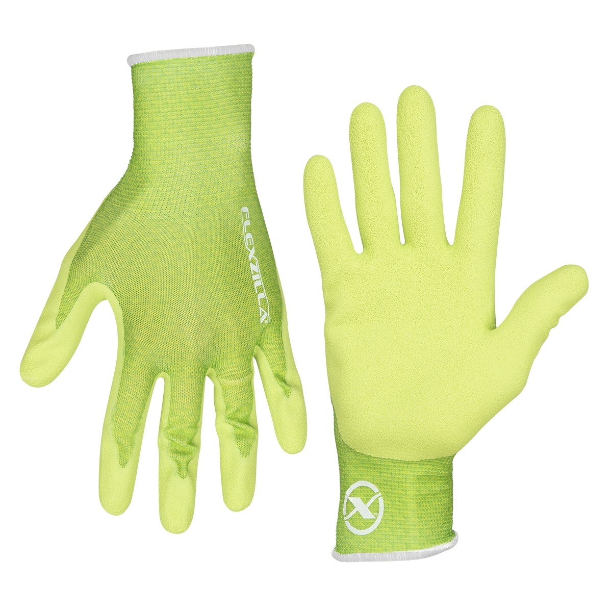 Foam Latex Dip Gloves ZillaGreen L