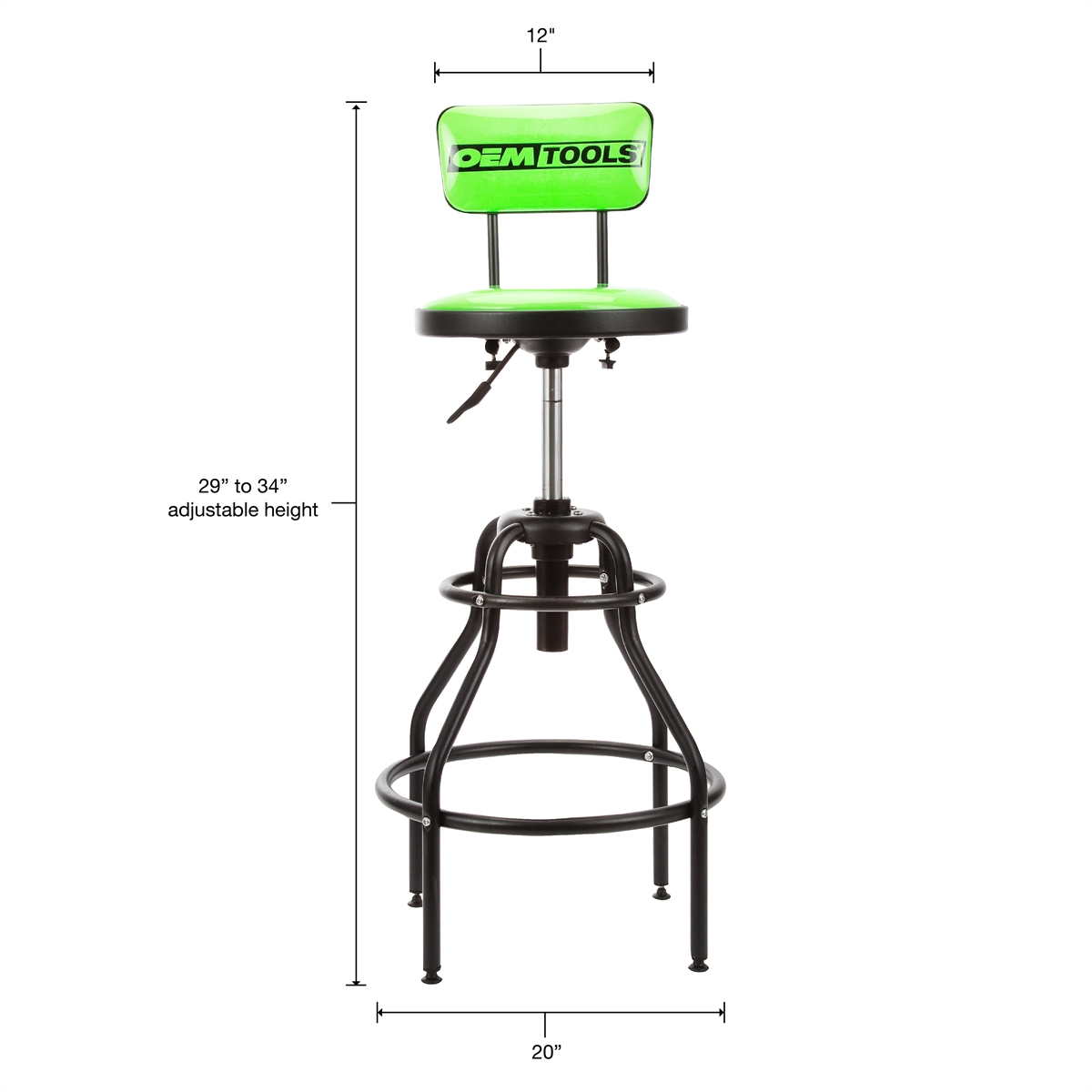 2 PACK - STOOL WITH BACKREST