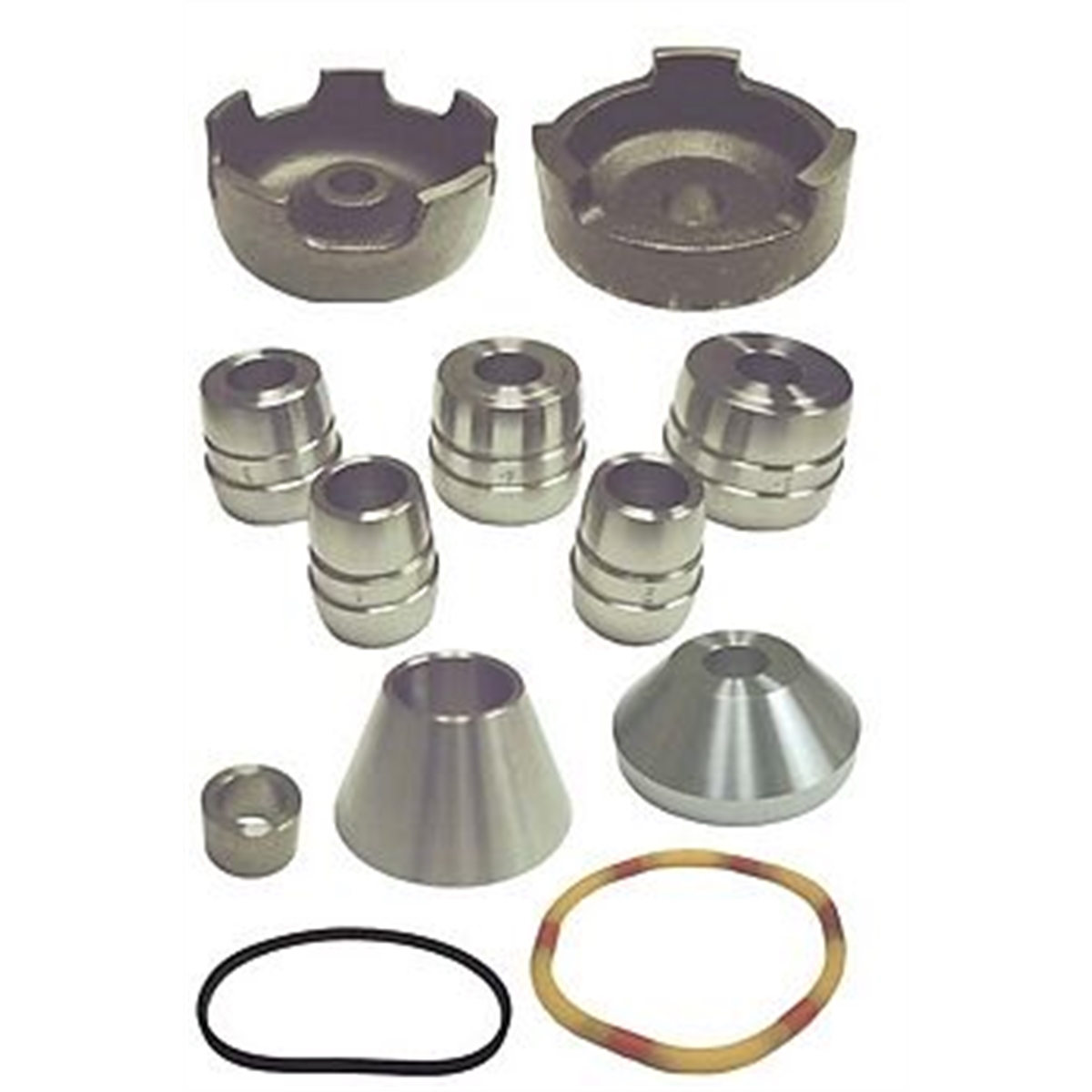 12-pc Brake Lathe 1" Bronze Adapter Set with Cones