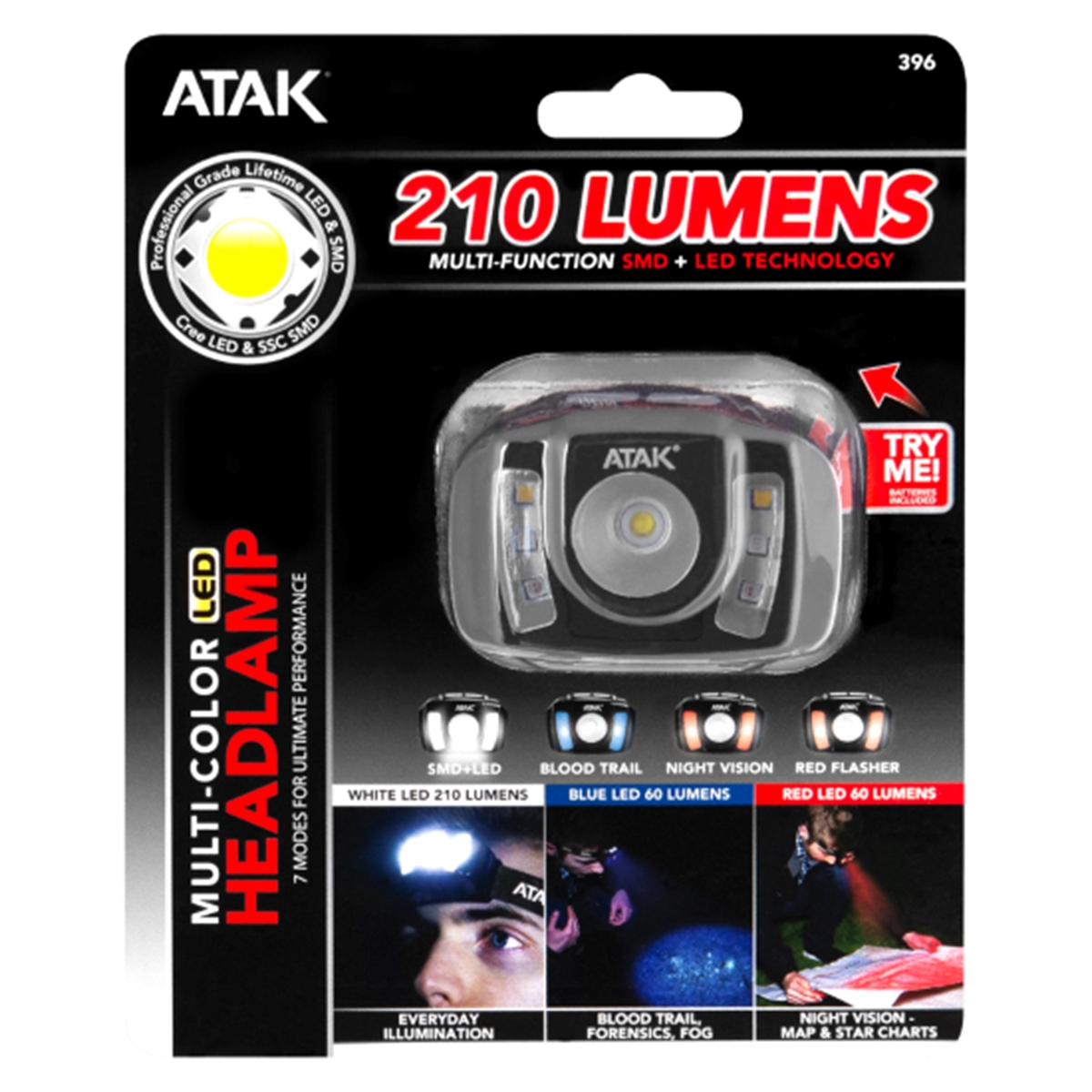ATAK 210 LM Multi-Function Headlamp