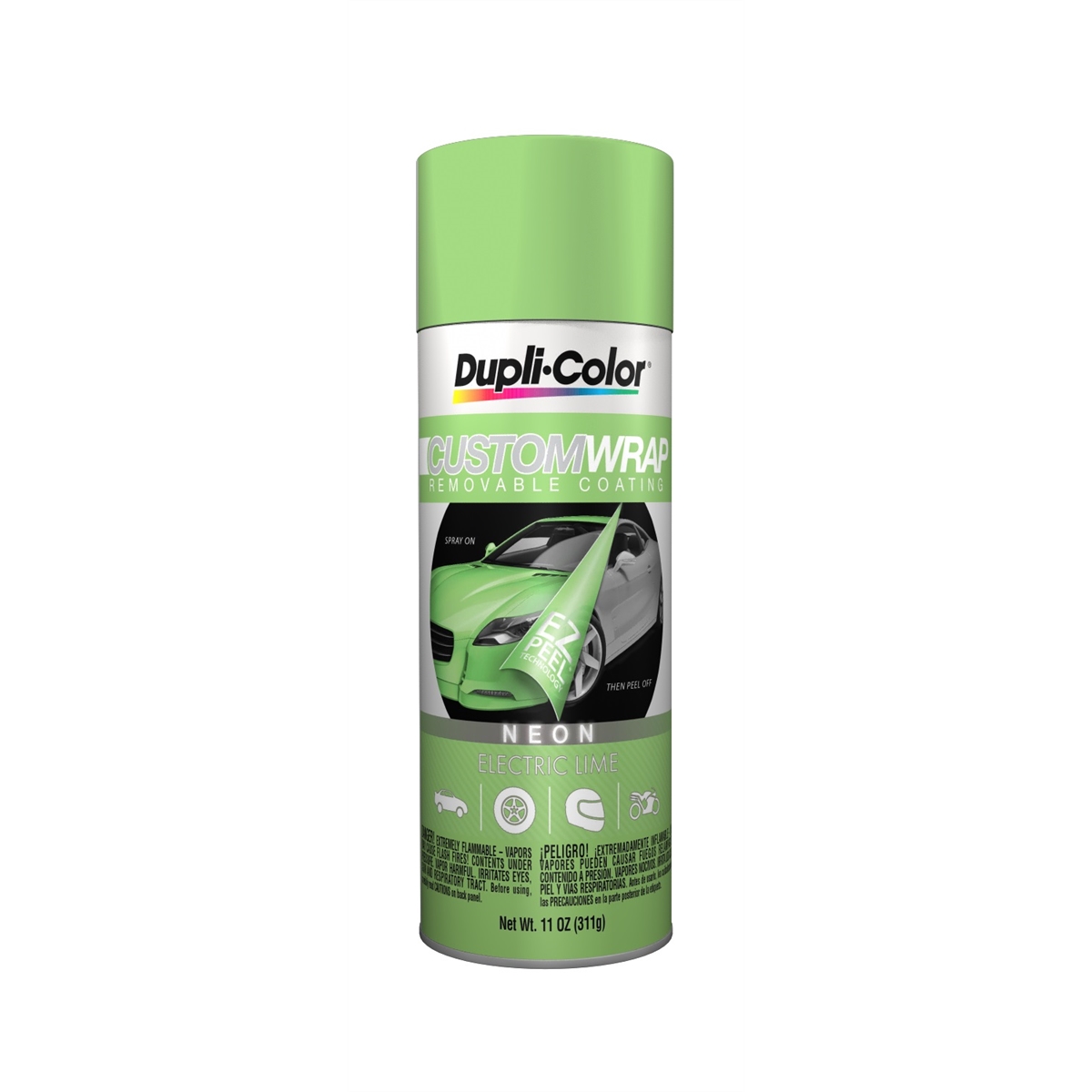 Custom Wrap, Neon Electric Lime