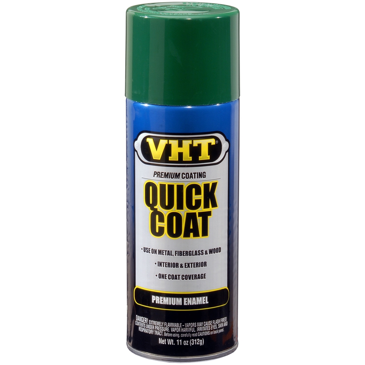 VHT Quick Coat Enamel; Forest Green; 11 oz. Aerosol