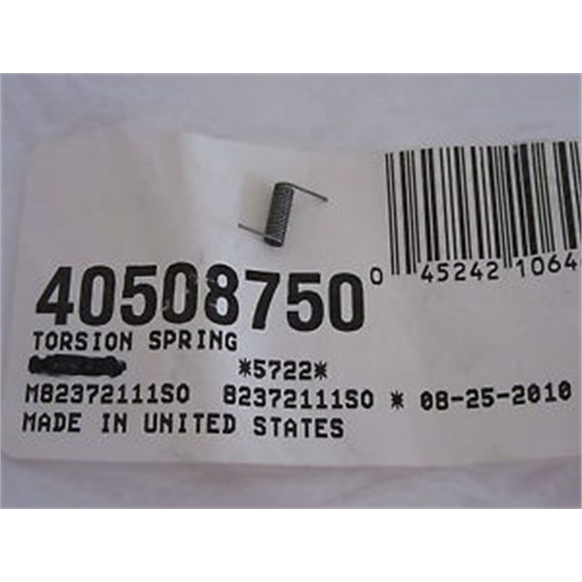 REPLACEMENT TORSION SPRING
