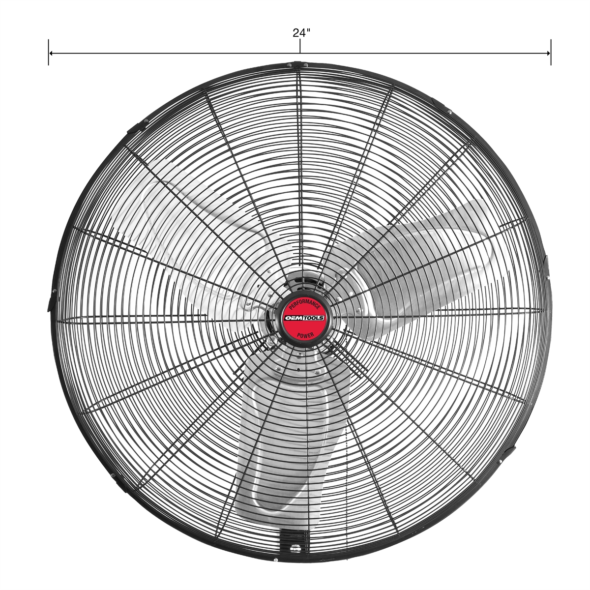 24" OSCILLATING WALL FAN