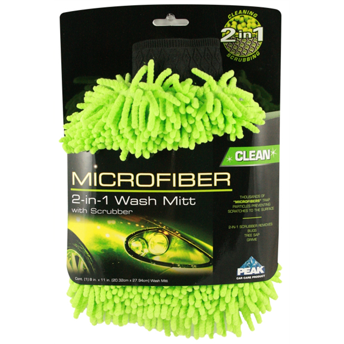 2 in 1 Wash Mitt with Scrubber