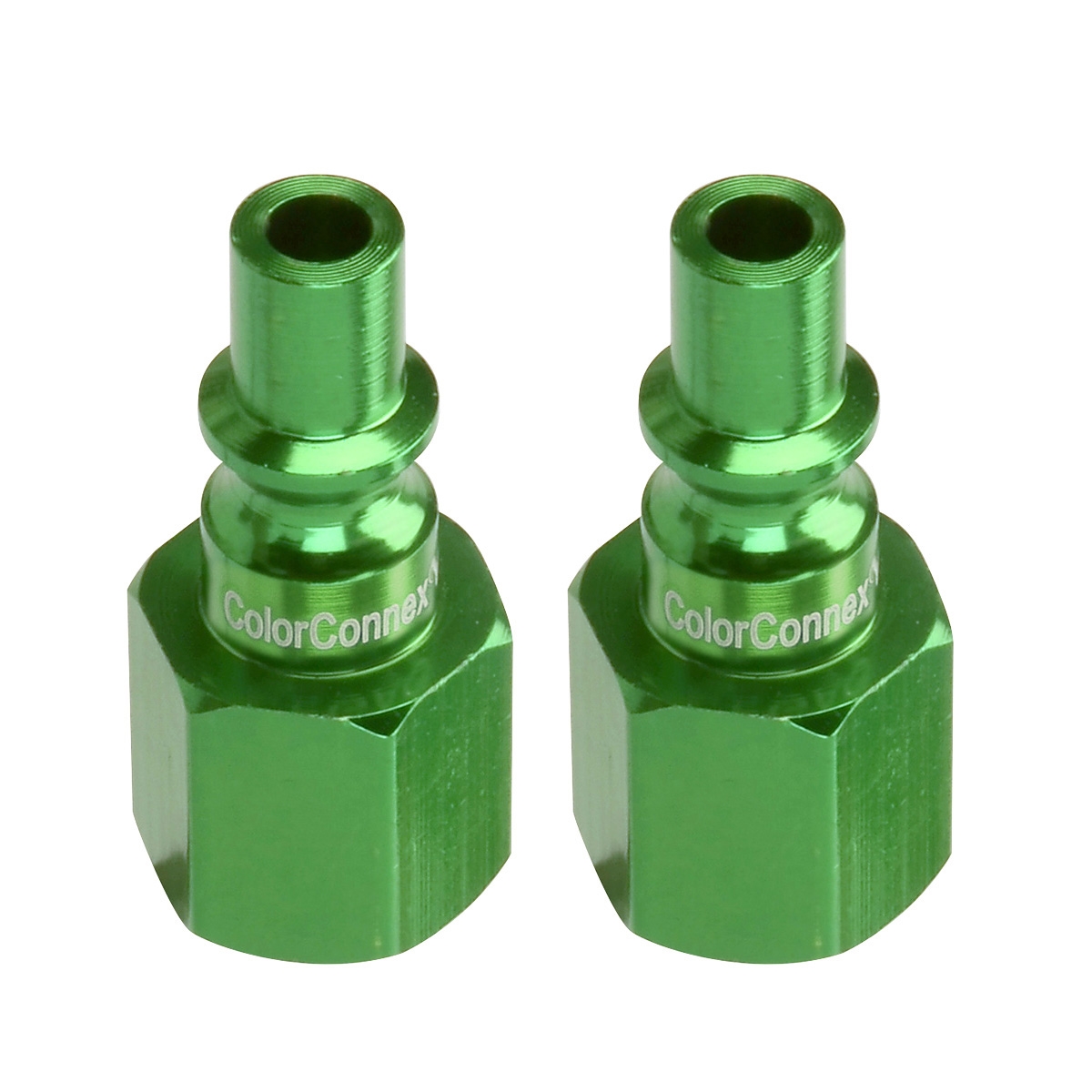 B 1/4" Green Plug 1/4" FNPT 2p