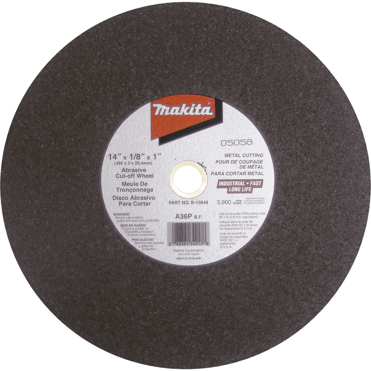 14" CUT-OFF WHEEL 25/PK
