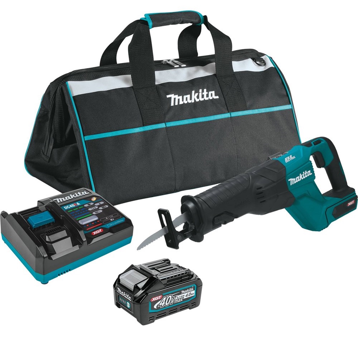 Recipro Saw Kit, bag, with one battery (4.0Ah)