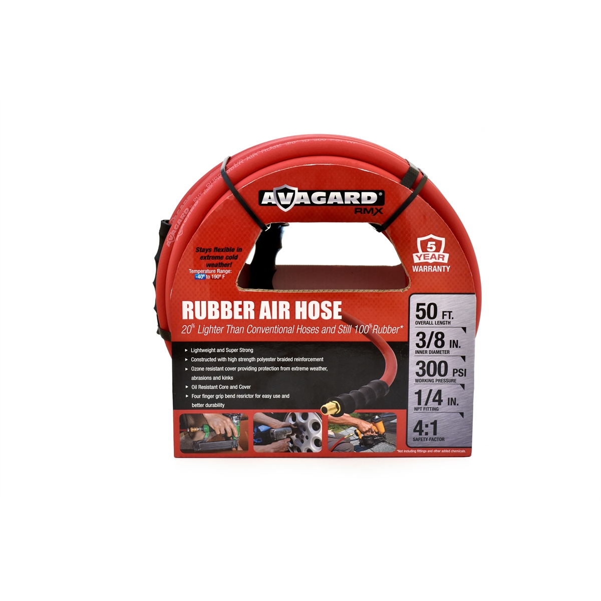 3/8 x 50 FT RED REPLMNT HOSE