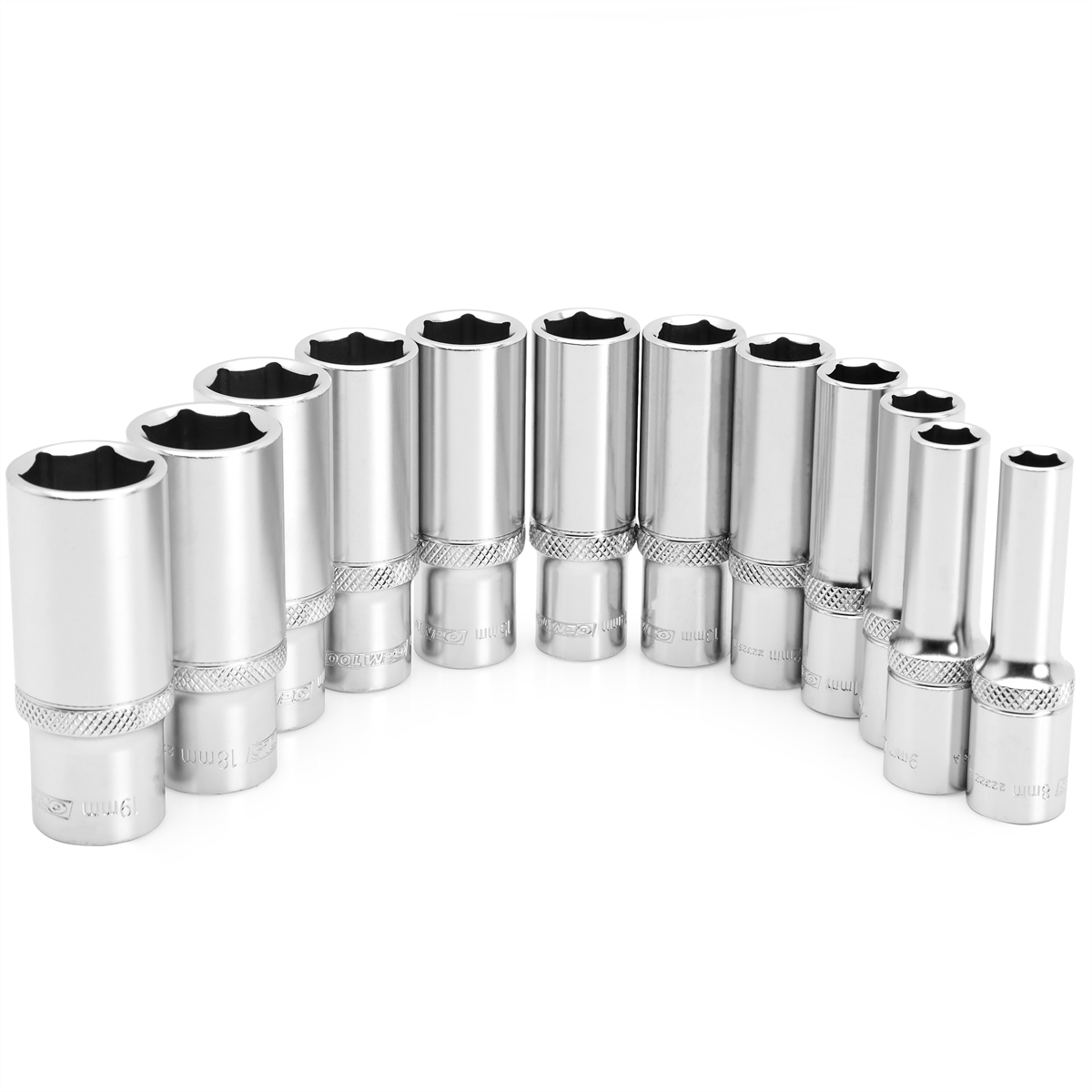 12PC 3/8 DR SOCKET SET EVA