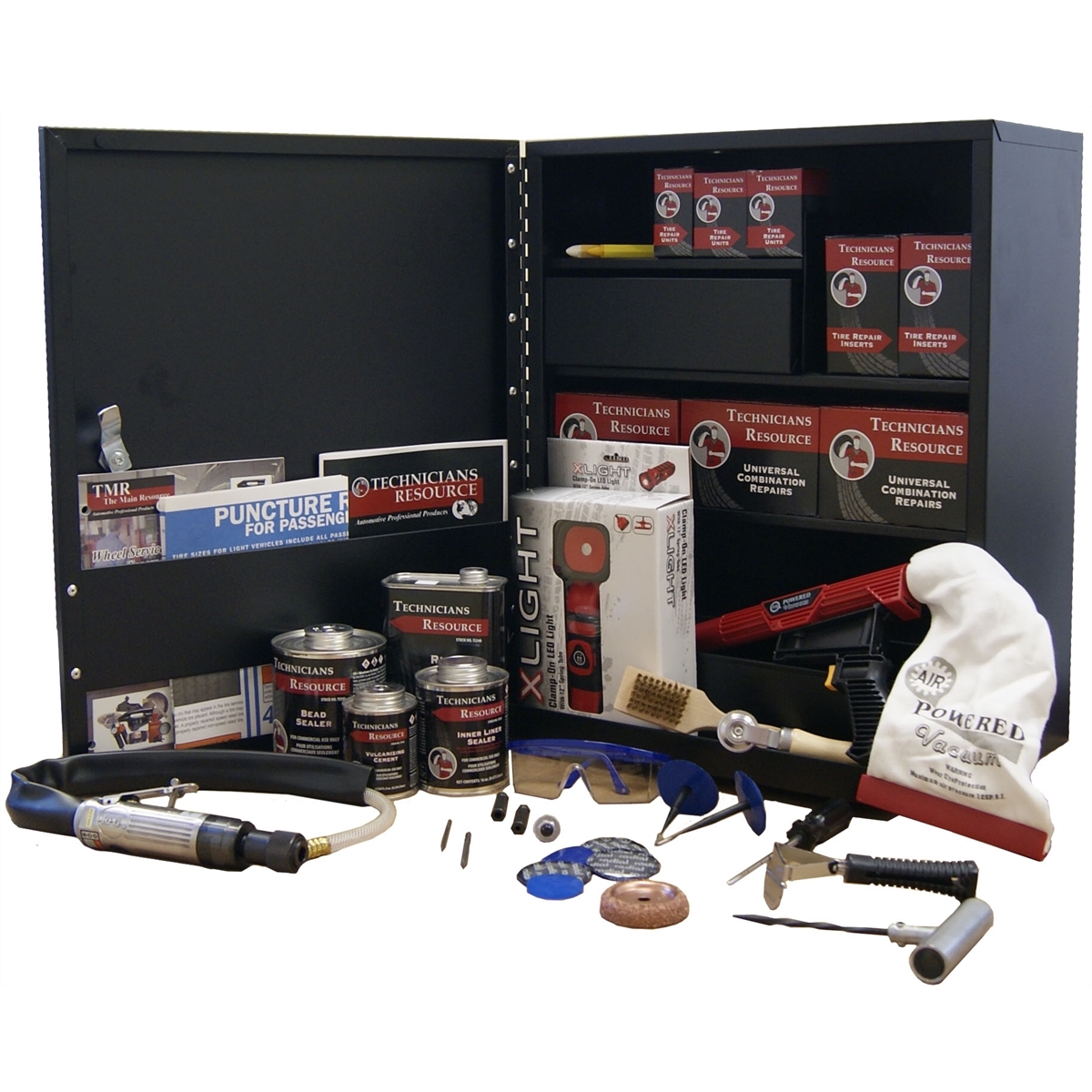 PROFESSIONAL TIRE REPAIR CABINET ASSORTMENT