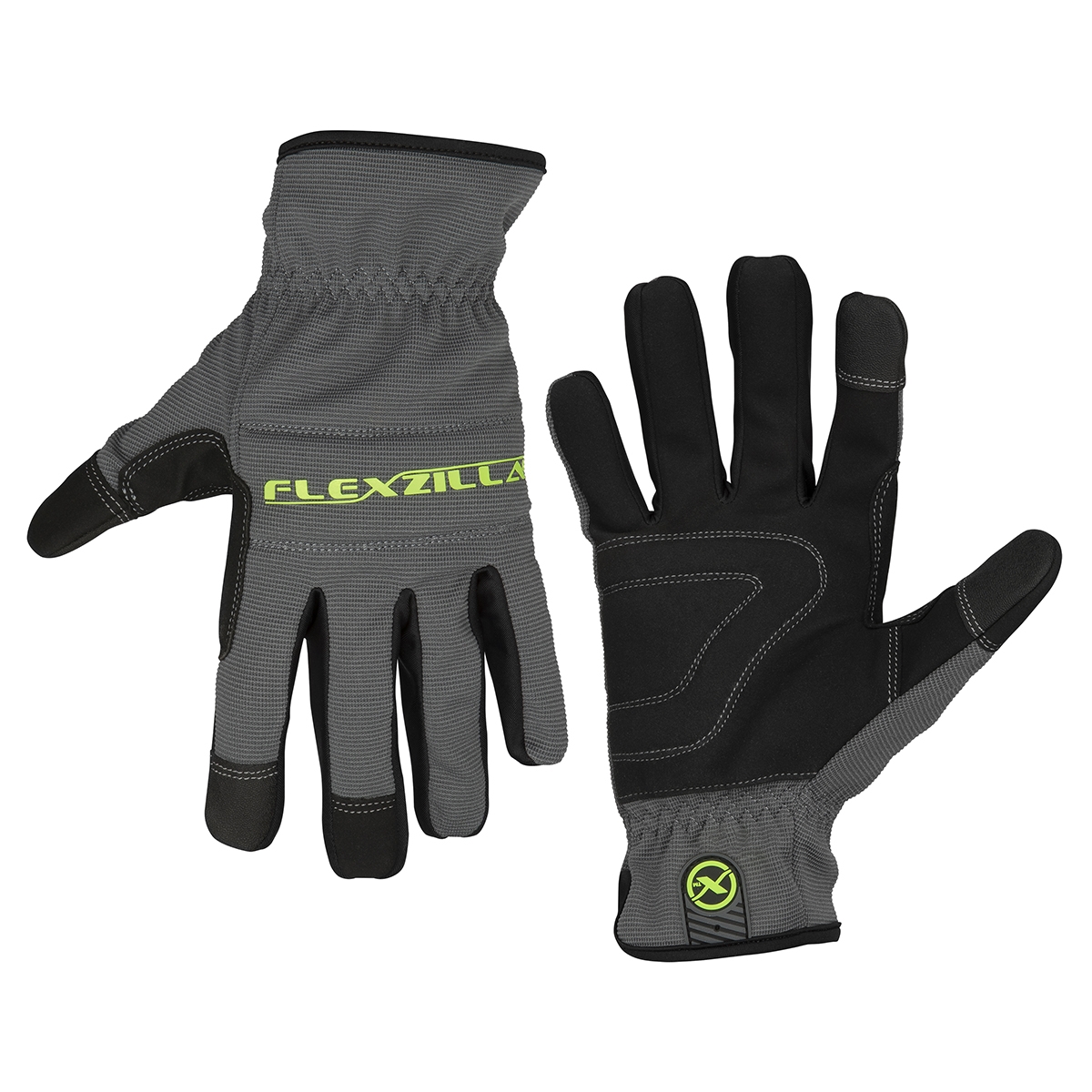Gloves Synth Leather Black/Gray XL
