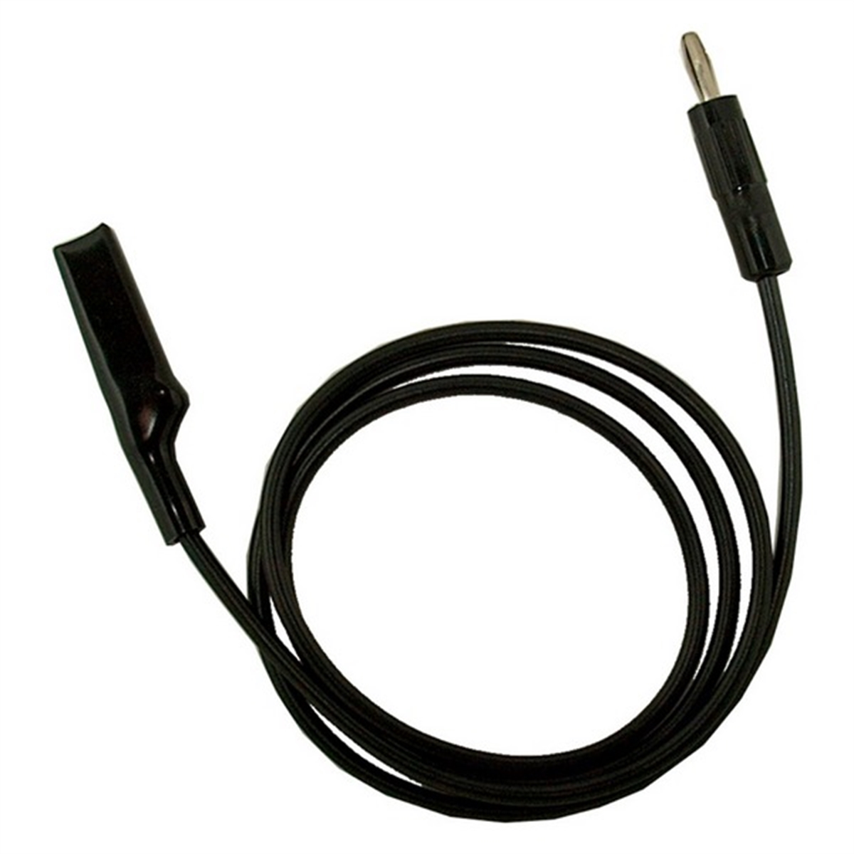 Insulated alligator clip to standard banan