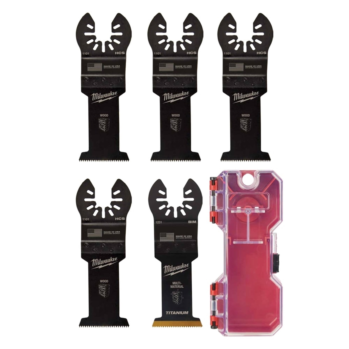 UNIVERSAL FIT OPEN-LOK OSCILLATING MULTI-TOOL 5PC