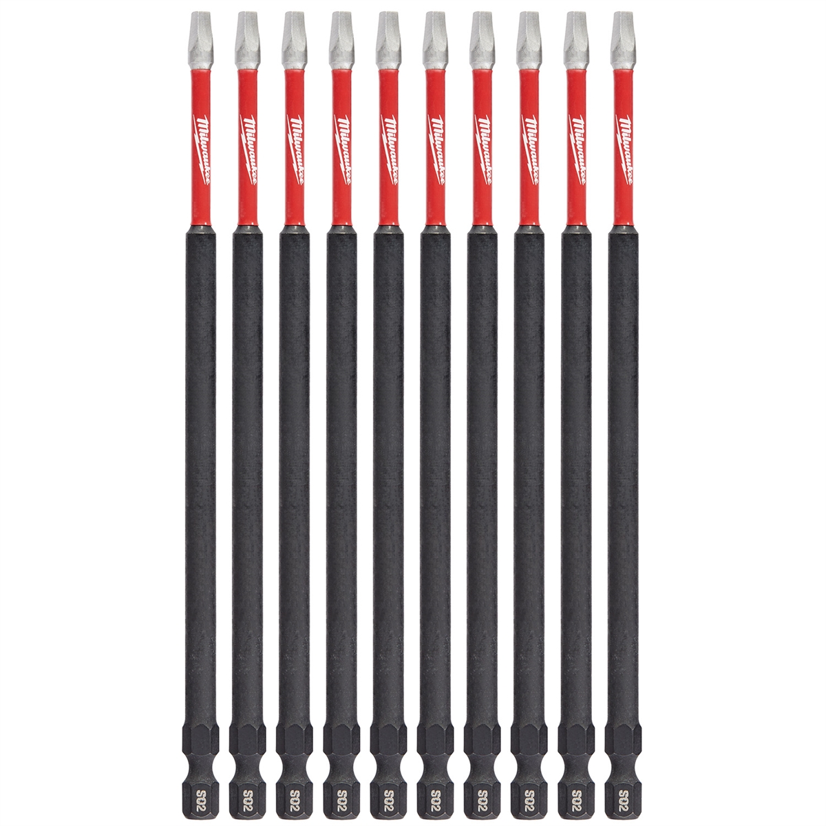 SHOCKWAVE 6" Impact Square Recess #2 Power Bits (1