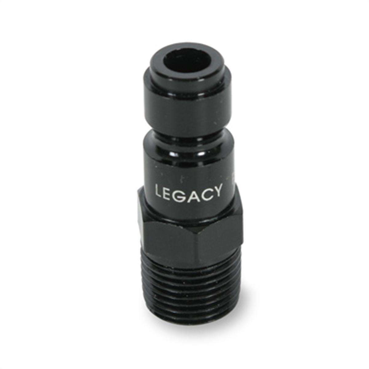 G 3/8" black plug 3/8" MNPT