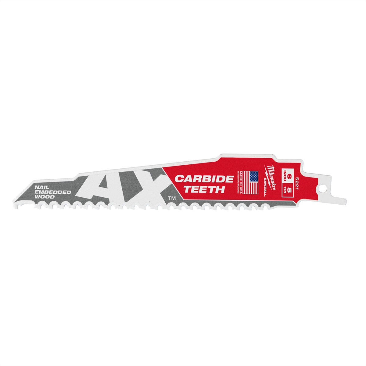 THE AX with CARBIDE TEETH 5T 6L 1PK