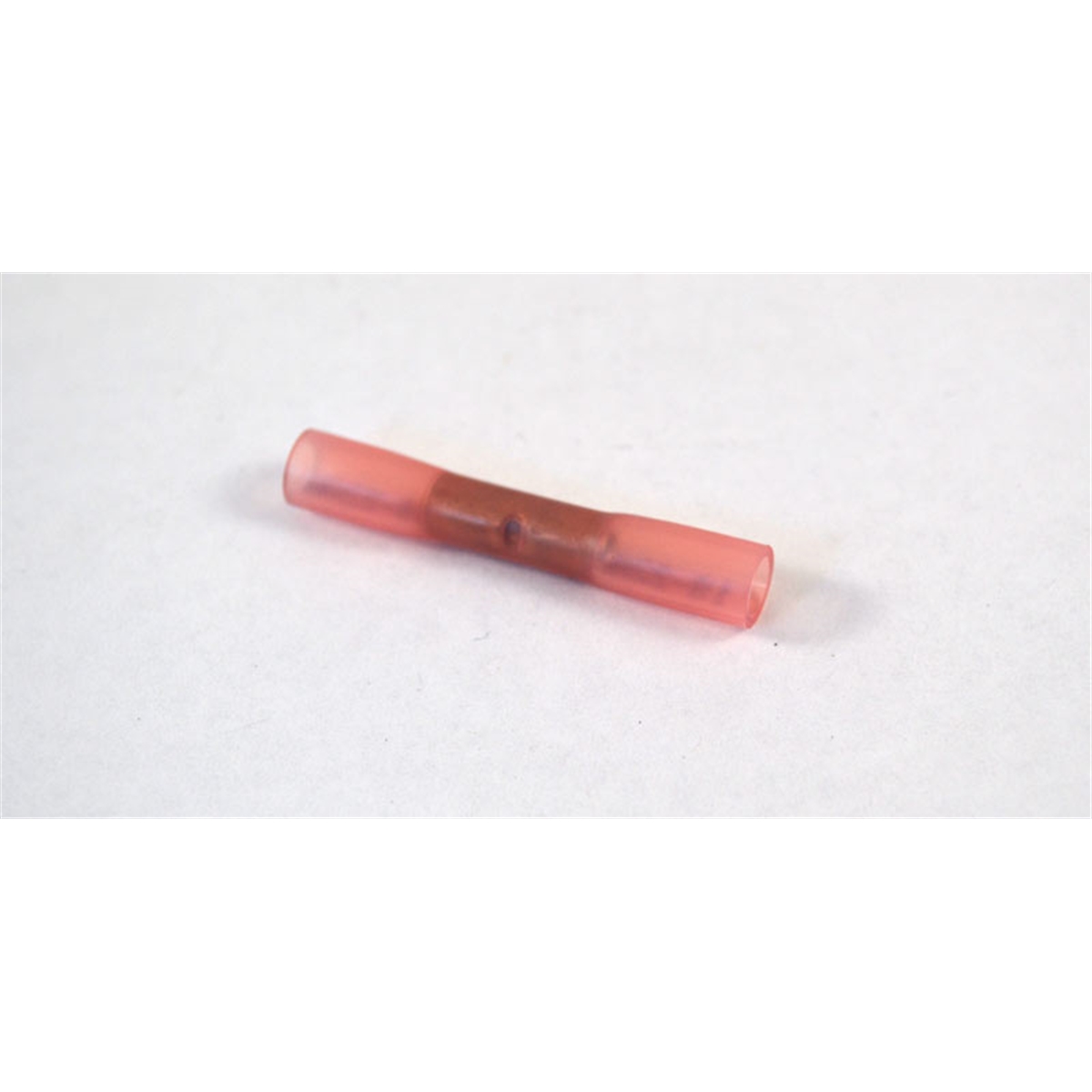 Butt Connector With Heat Shrink Tubing Red (16-22)