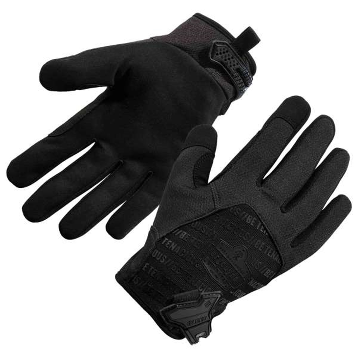 812BLK L Black High-Dexterity Black Tactical Gloves