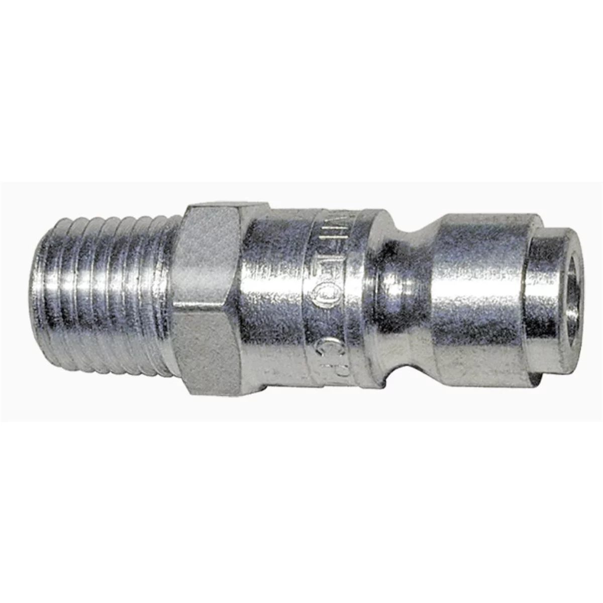 3/8" Coupler Plug with 1/2" Male Thread Automotive T Style- Pack
