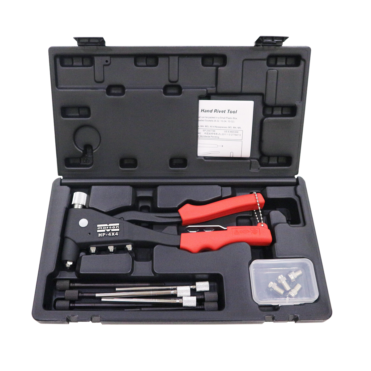 Astro Pneumatic 3/8 in. Capacity XL Rivet Nut Drill Adapter Kit - ADN38