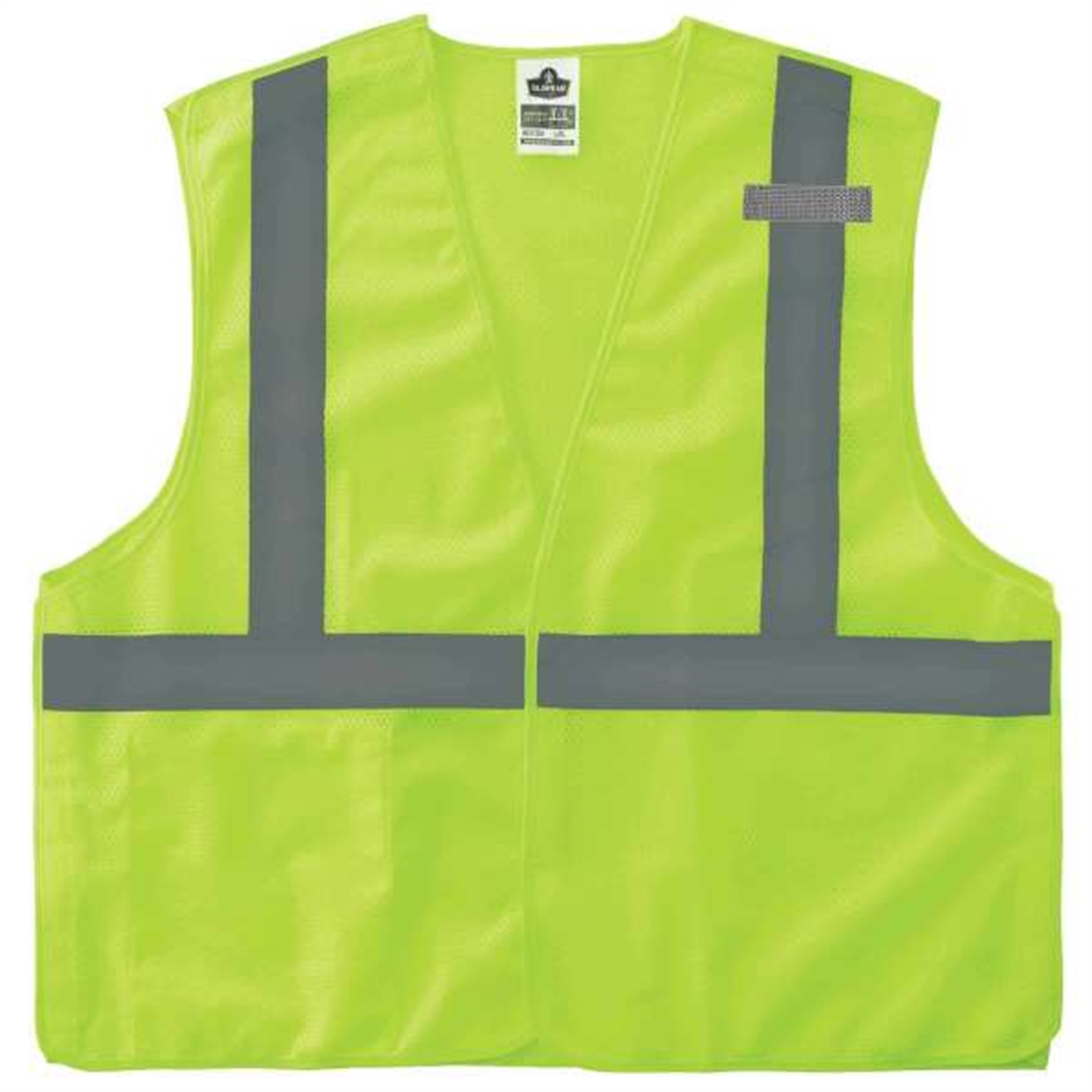 8215BA L/XL Lime Type R Class 2 Breakaway Mesh Vest