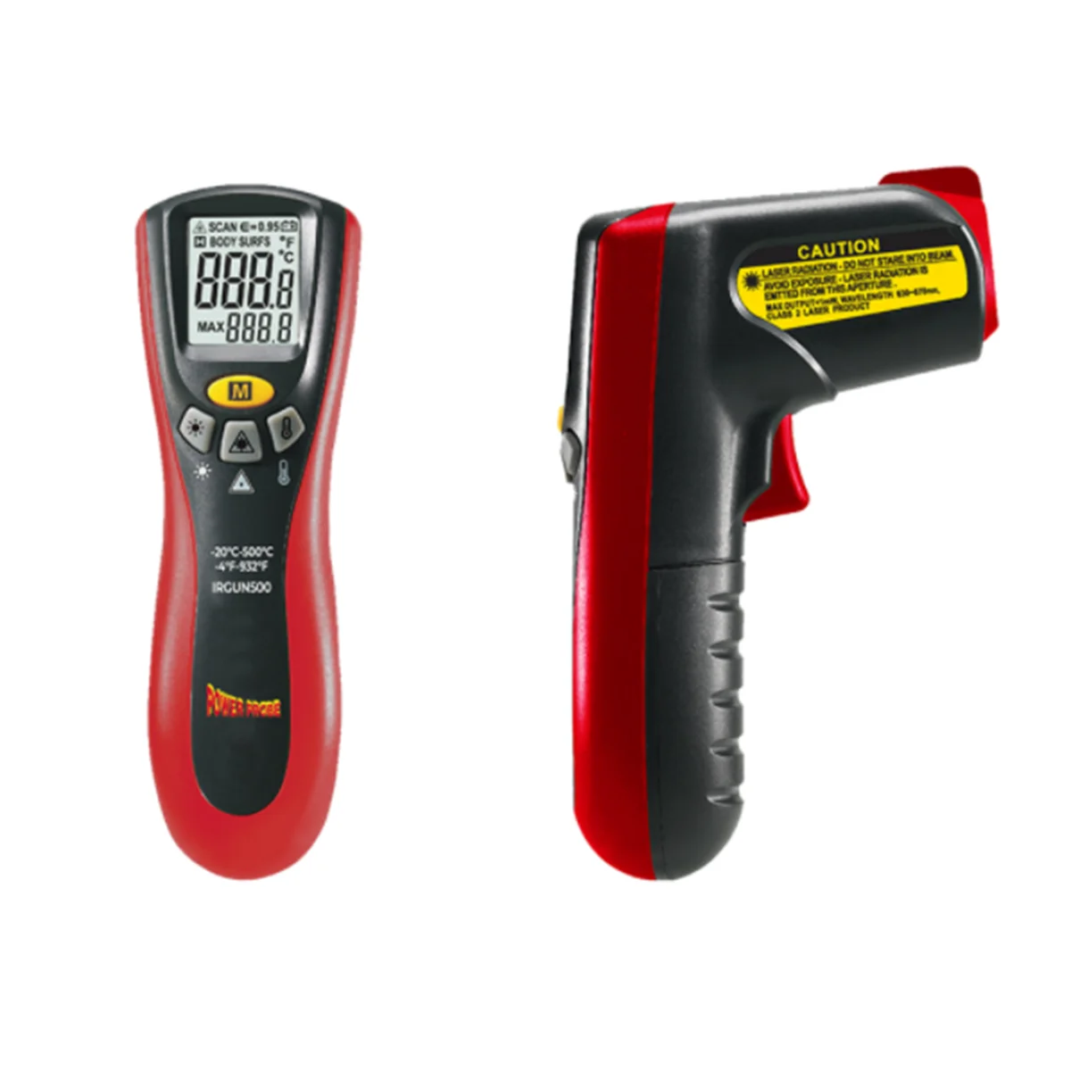 (image for) POWERPROBE IR Temp GUN 500