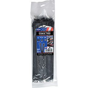 11" 50 lbs Heat Stable Cable Ties 100/Bag