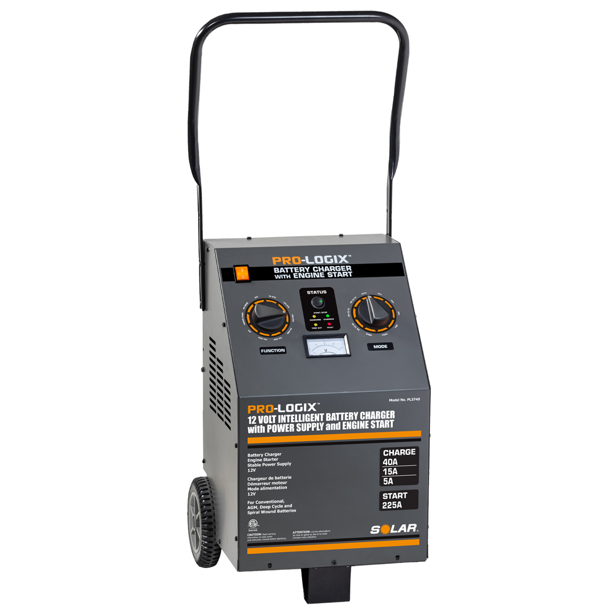 Clore Automotive PRO-LOGIX PL3740 12V 40A Wheel Charger