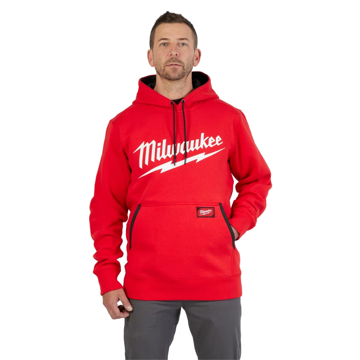 Midweight Pullover Hoodie - Logo Red 3X